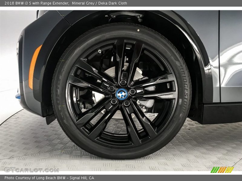 Mineral Grey / Deka Dark Cloth 2018 BMW i3 S with Range Extender