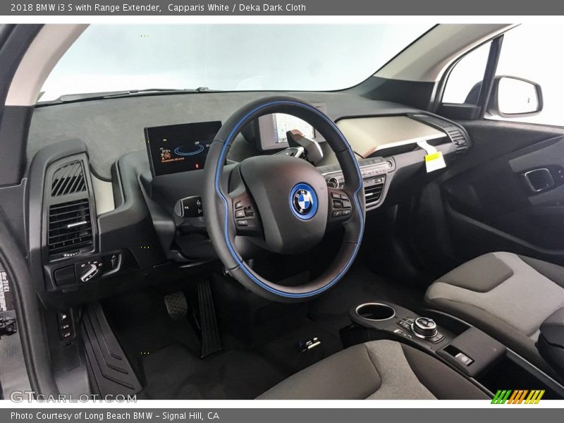 Capparis White / Deka Dark Cloth 2018 BMW i3 S with Range Extender