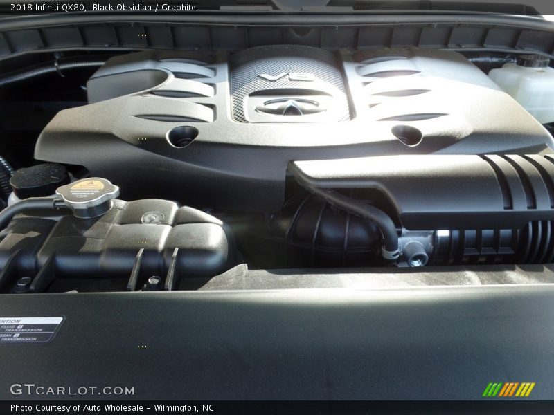 Black Obsidian / Graphite 2018 Infiniti QX80