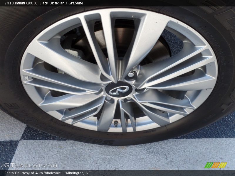Black Obsidian / Graphite 2018 Infiniti QX80