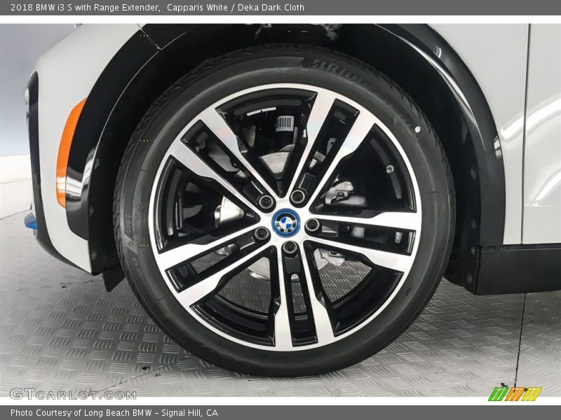 Capparis White / Deka Dark Cloth 2018 BMW i3 S with Range Extender
