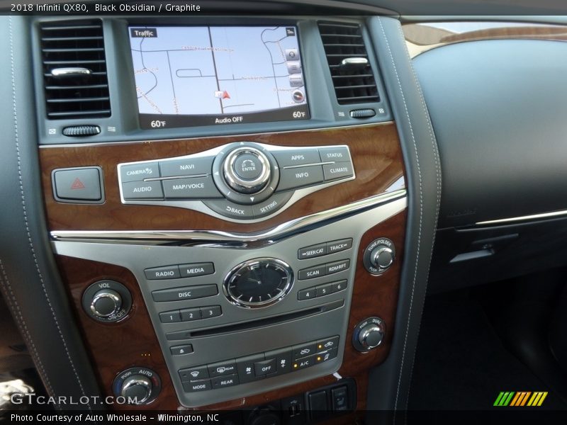 Black Obsidian / Graphite 2018 Infiniti QX80