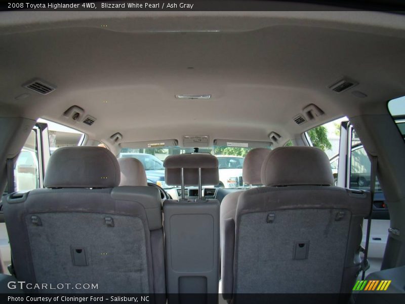 Blizzard White Pearl / Ash Gray 2008 Toyota Highlander 4WD