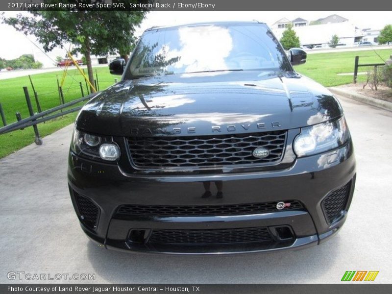 Santorini Black / Ebony/Ebony 2017 Land Rover Range Rover Sport SVR