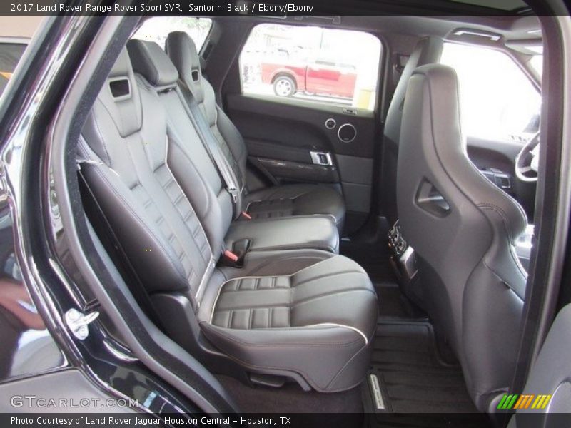 Rear Seat of 2017 Range Rover Sport SVR