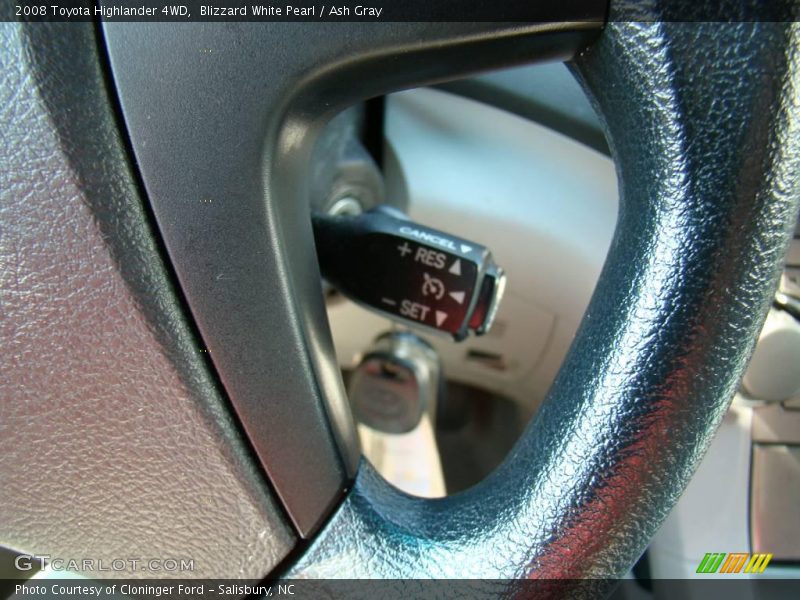 Blizzard White Pearl / Ash Gray 2008 Toyota Highlander 4WD