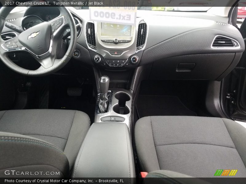 Tungsten Metallic / Jet Black 2017 Chevrolet Cruze LT