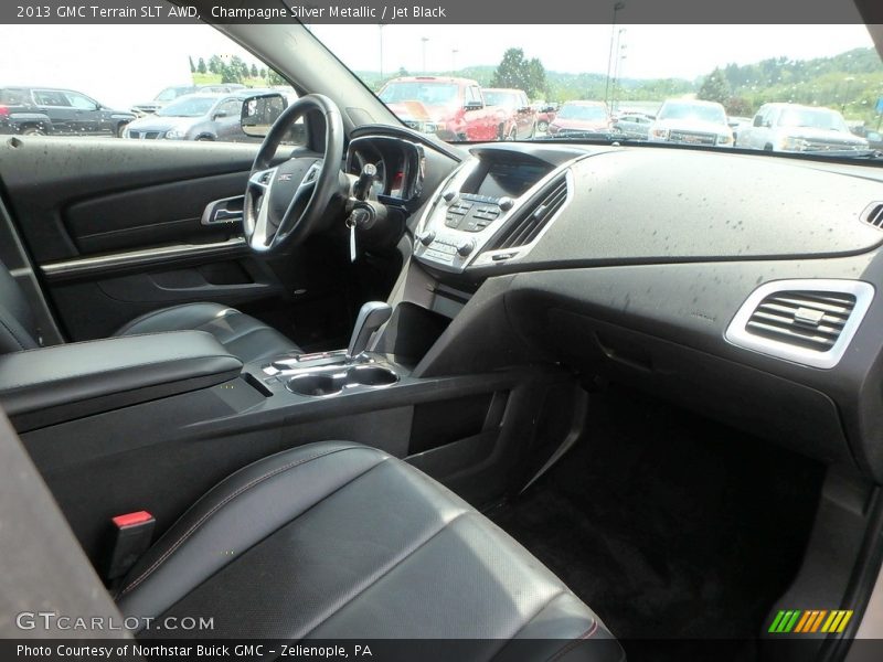 Champagne Silver Metallic / Jet Black 2013 GMC Terrain SLT AWD