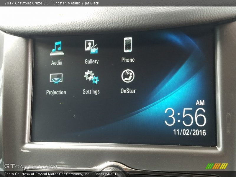 Tungsten Metallic / Jet Black 2017 Chevrolet Cruze LT