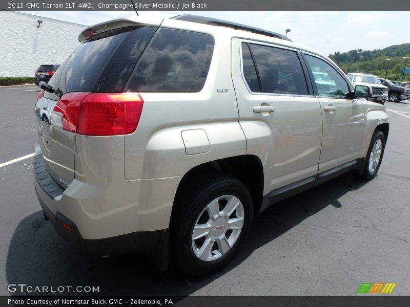 Champagne Silver Metallic / Jet Black 2013 GMC Terrain SLT AWD