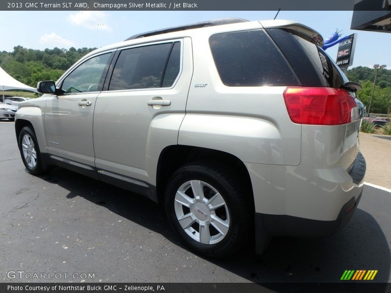 Champagne Silver Metallic / Jet Black 2013 GMC Terrain SLT AWD