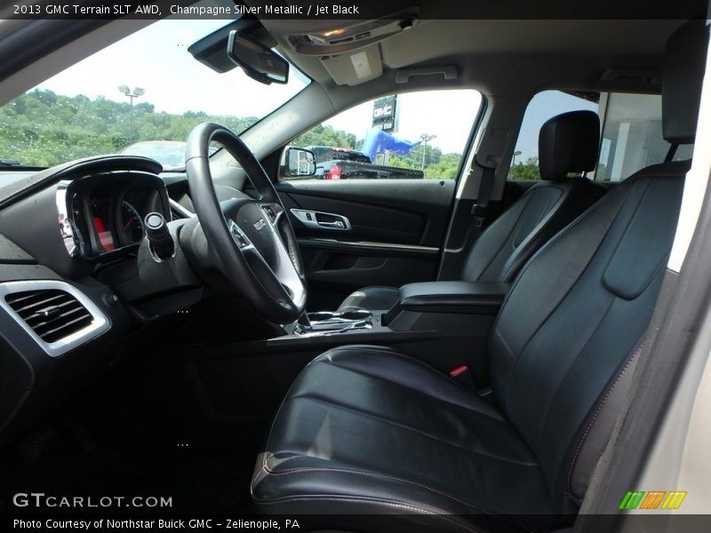 Champagne Silver Metallic / Jet Black 2013 GMC Terrain SLT AWD