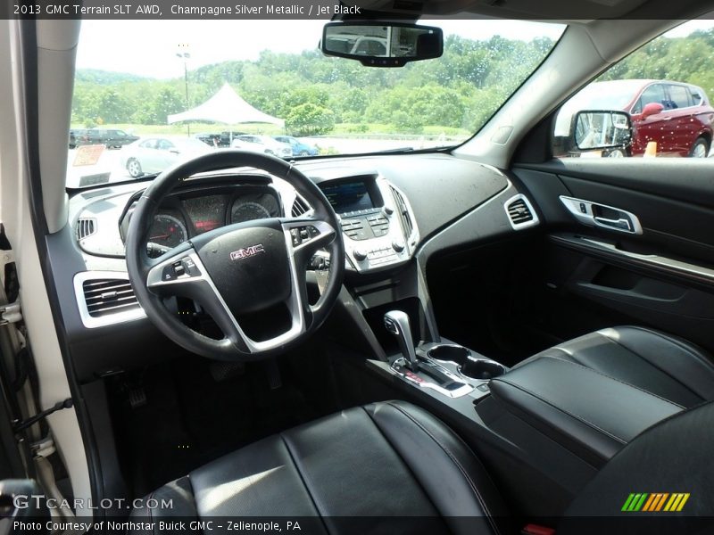 Champagne Silver Metallic / Jet Black 2013 GMC Terrain SLT AWD