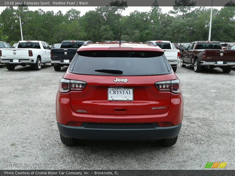 Redline Pearl / Black 2018 Jeep Compass Sport