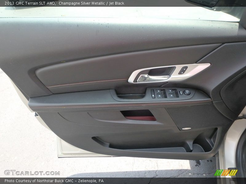 Champagne Silver Metallic / Jet Black 2013 GMC Terrain SLT AWD