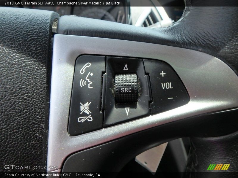 Champagne Silver Metallic / Jet Black 2013 GMC Terrain SLT AWD