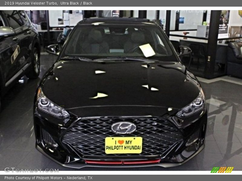 Ultra Black / Black 2019 Hyundai Veloster Turbo