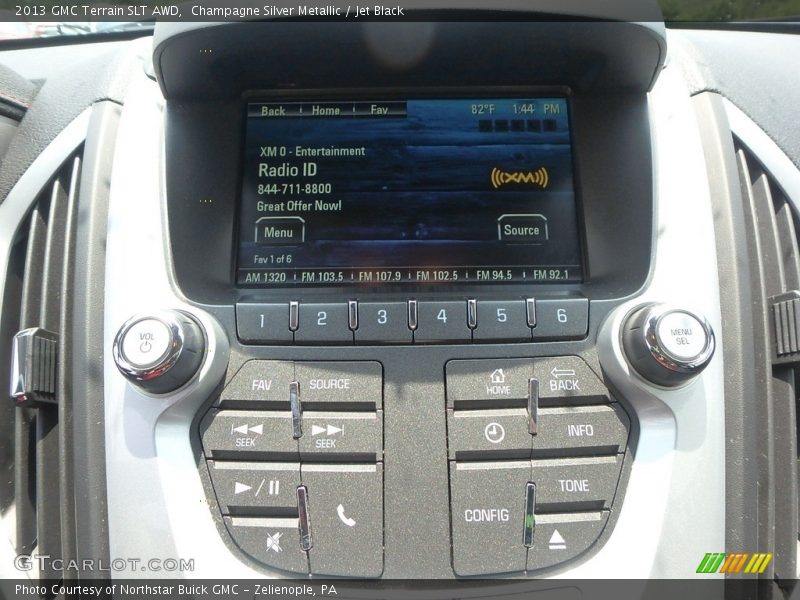 Champagne Silver Metallic / Jet Black 2013 GMC Terrain SLT AWD