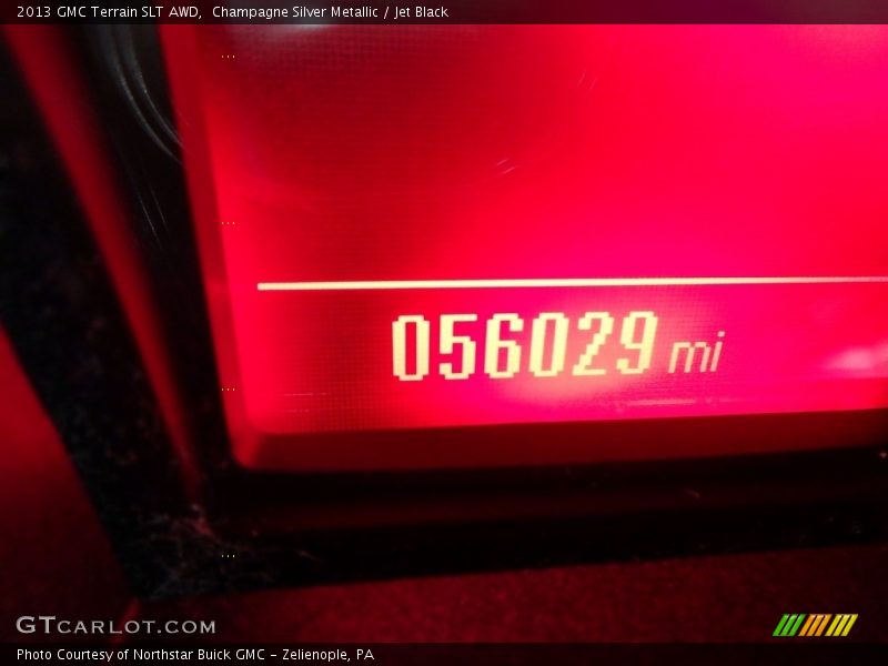 Champagne Silver Metallic / Jet Black 2013 GMC Terrain SLT AWD