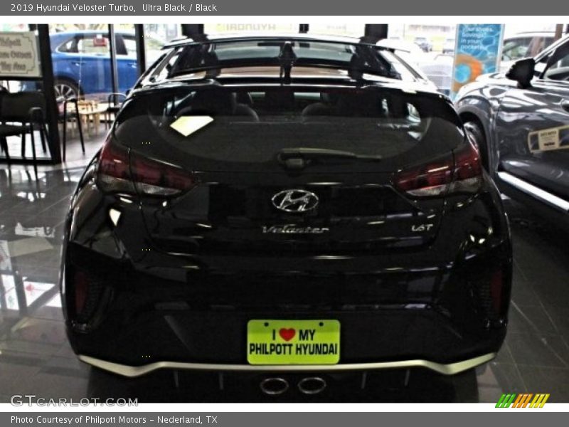 Ultra Black / Black 2019 Hyundai Veloster Turbo