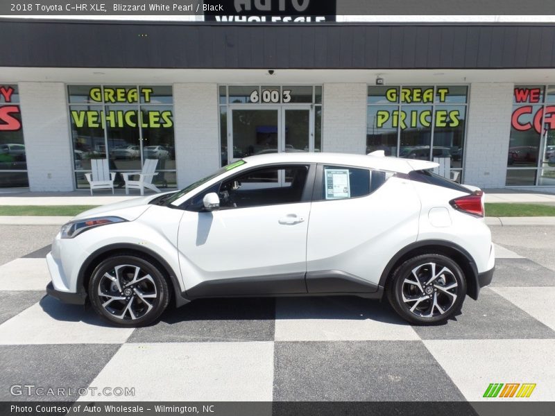 Blizzard White Pearl / Black 2018 Toyota C-HR XLE