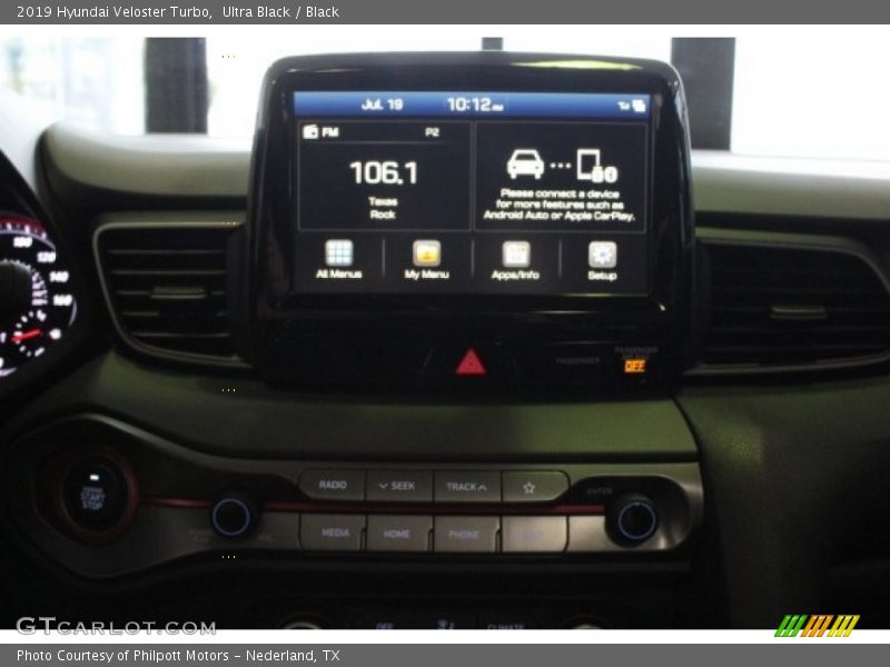 Ultra Black / Black 2019 Hyundai Veloster Turbo