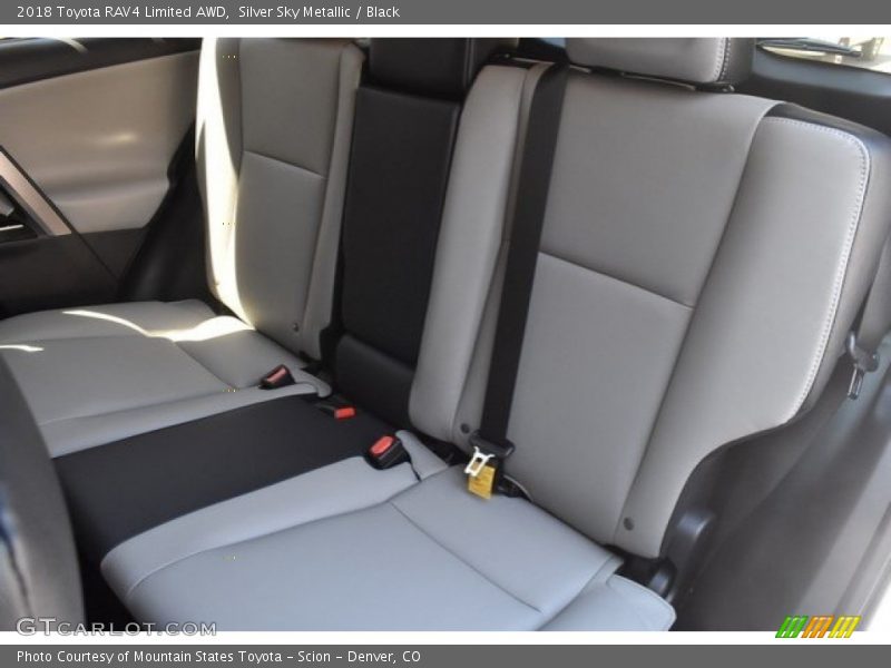 Silver Sky Metallic / Black 2018 Toyota RAV4 Limited AWD