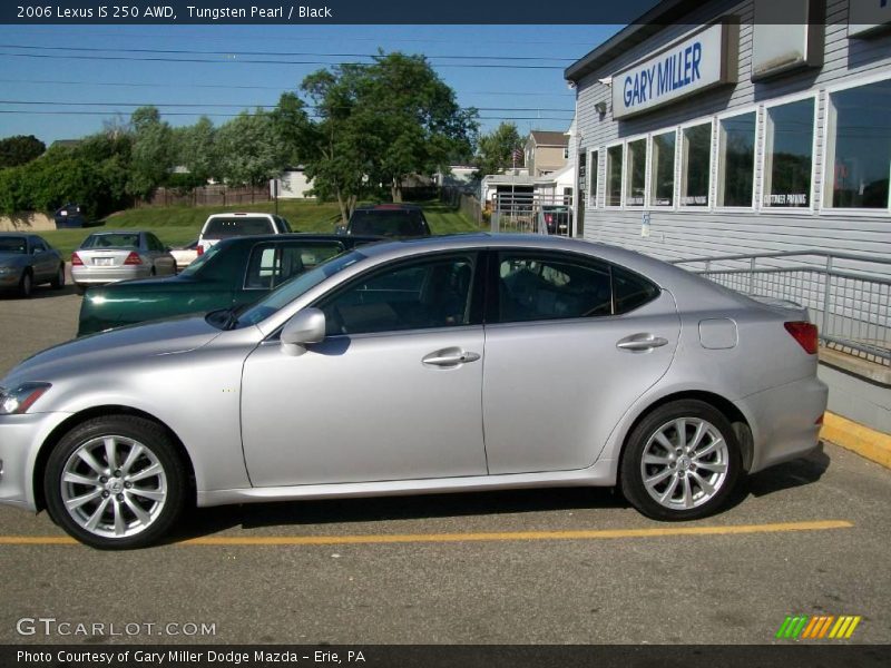 Tungsten Pearl / Black 2006 Lexus IS 250 AWD