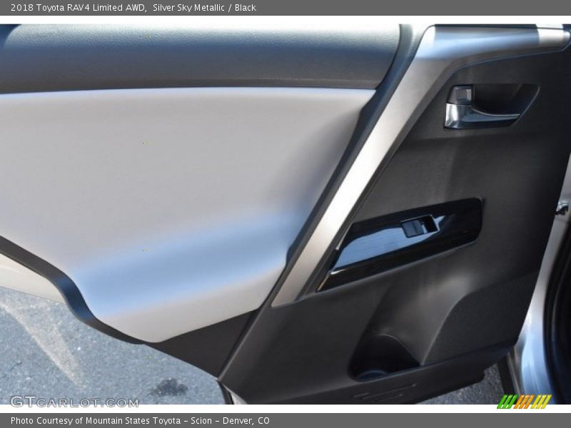 Silver Sky Metallic / Black 2018 Toyota RAV4 Limited AWD