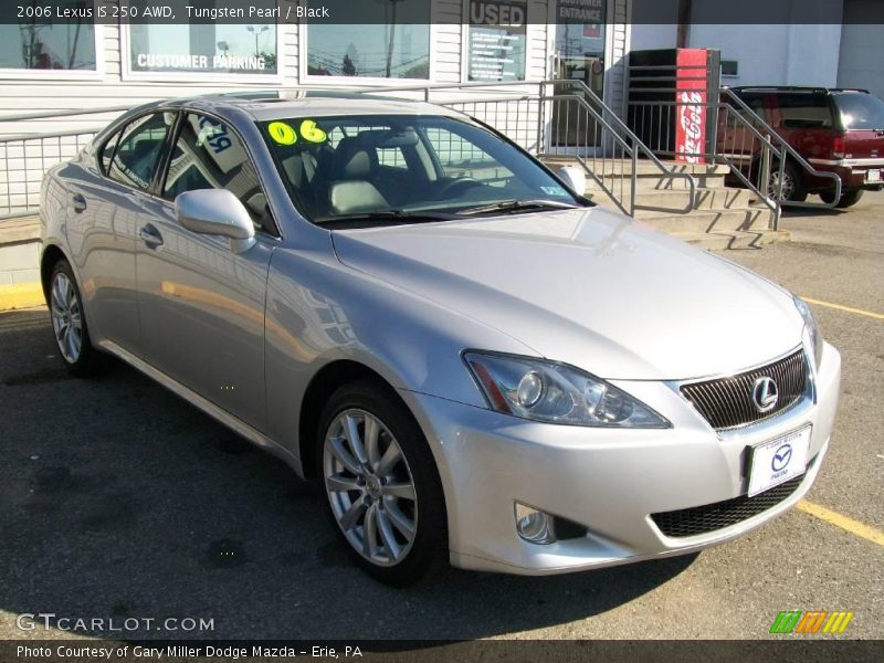 Tungsten Pearl / Black 2006 Lexus IS 250 AWD