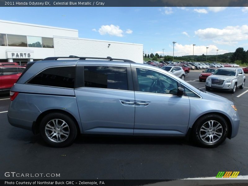 Celestial Blue Metallic / Gray 2011 Honda Odyssey EX