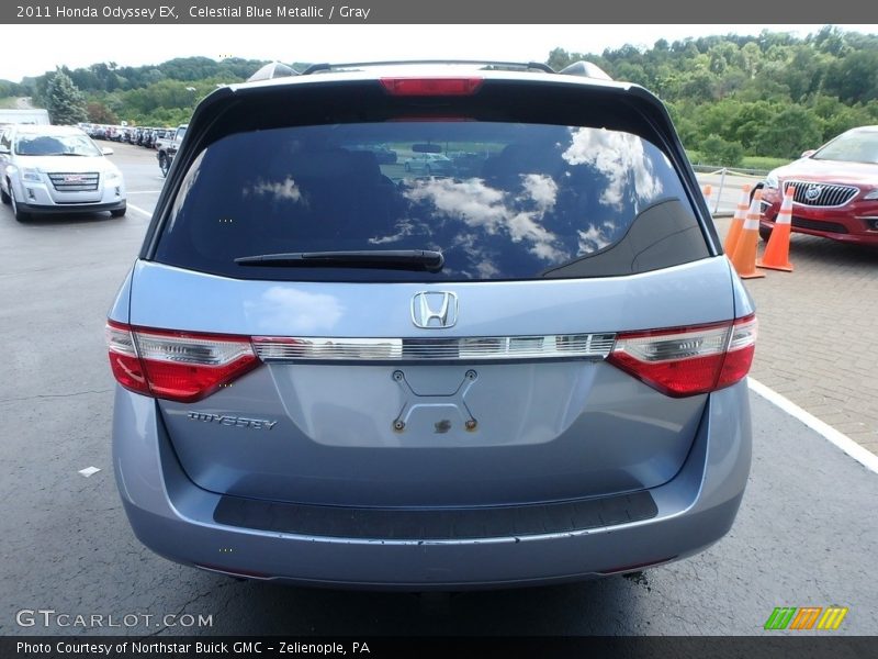 Celestial Blue Metallic / Gray 2011 Honda Odyssey EX