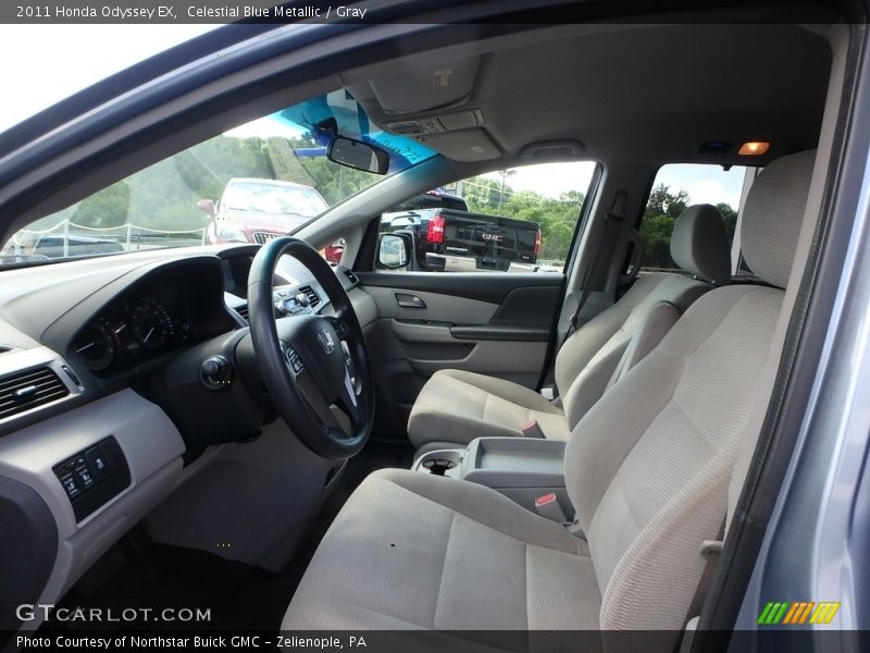 Celestial Blue Metallic / Gray 2011 Honda Odyssey EX