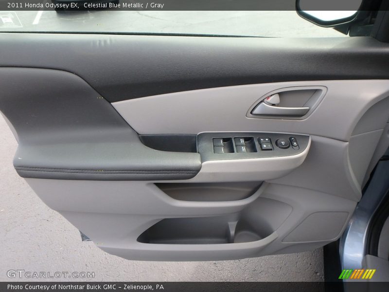 Celestial Blue Metallic / Gray 2011 Honda Odyssey EX