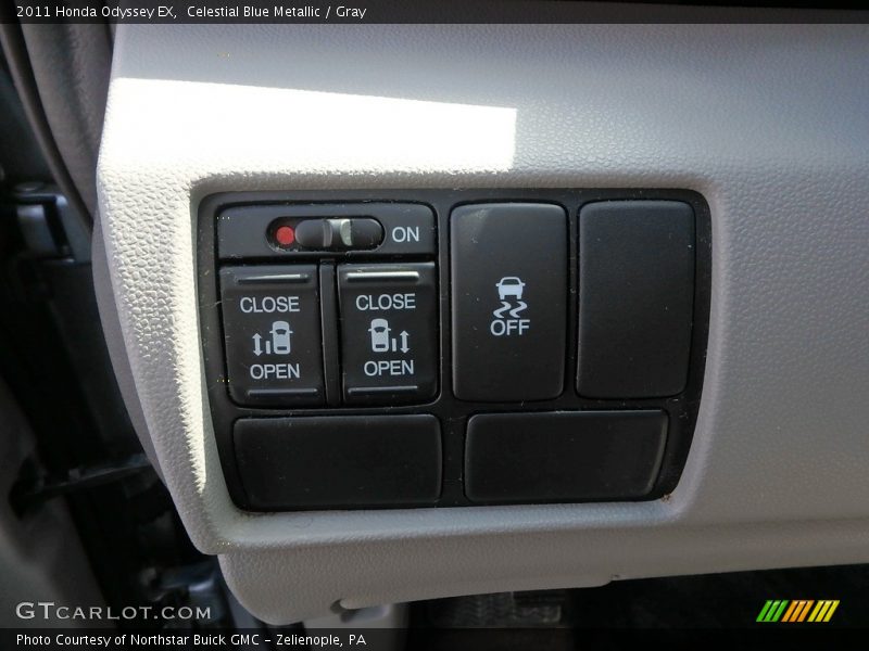 Celestial Blue Metallic / Gray 2011 Honda Odyssey EX