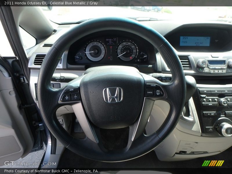 Celestial Blue Metallic / Gray 2011 Honda Odyssey EX