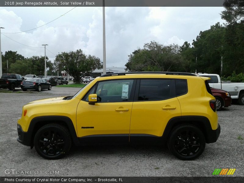 Solar Yellow / Black 2018 Jeep Renegade Altitude