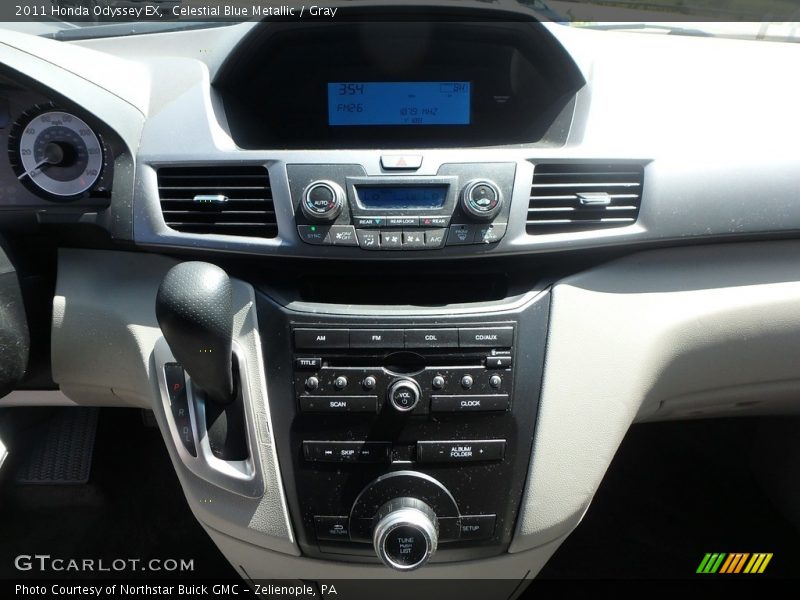 Celestial Blue Metallic / Gray 2011 Honda Odyssey EX