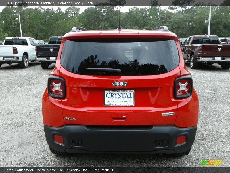 Colorado Red / Black 2018 Jeep Renegade Latitude