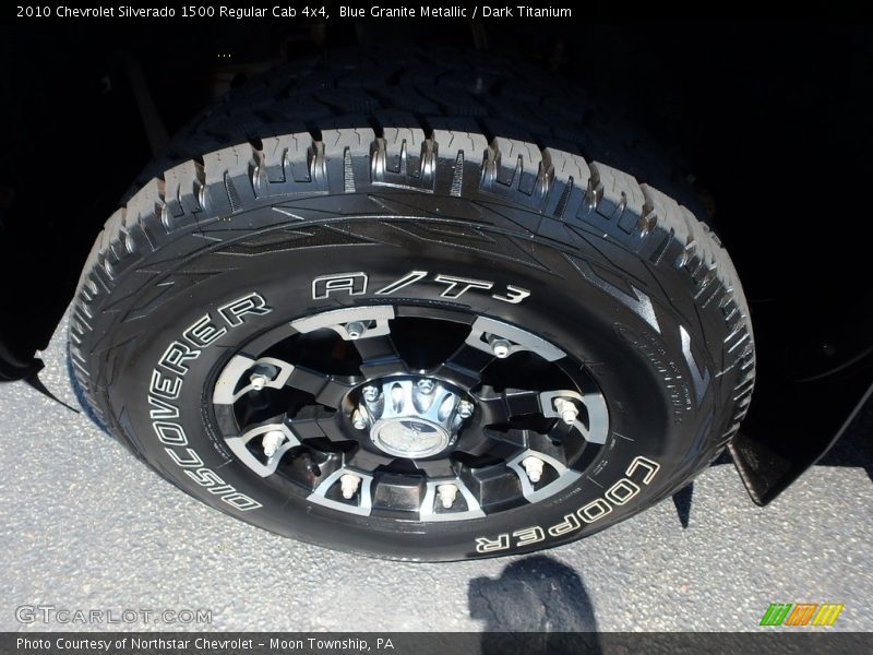 Blue Granite Metallic / Dark Titanium 2010 Chevrolet Silverado 1500 Regular Cab 4x4