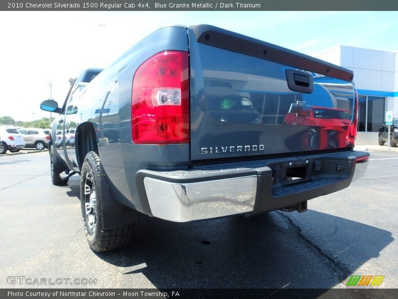 Blue Granite Metallic / Dark Titanium 2010 Chevrolet Silverado 1500 Regular Cab 4x4