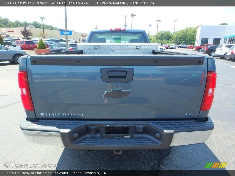 Blue Granite Metallic / Dark Titanium 2010 Chevrolet Silverado 1500 Regular Cab 4x4