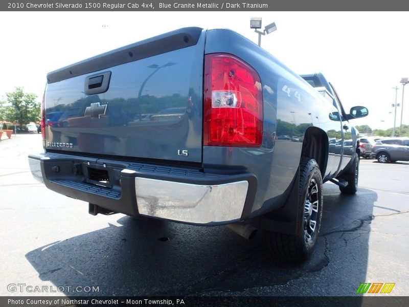 Blue Granite Metallic / Dark Titanium 2010 Chevrolet Silverado 1500 Regular Cab 4x4