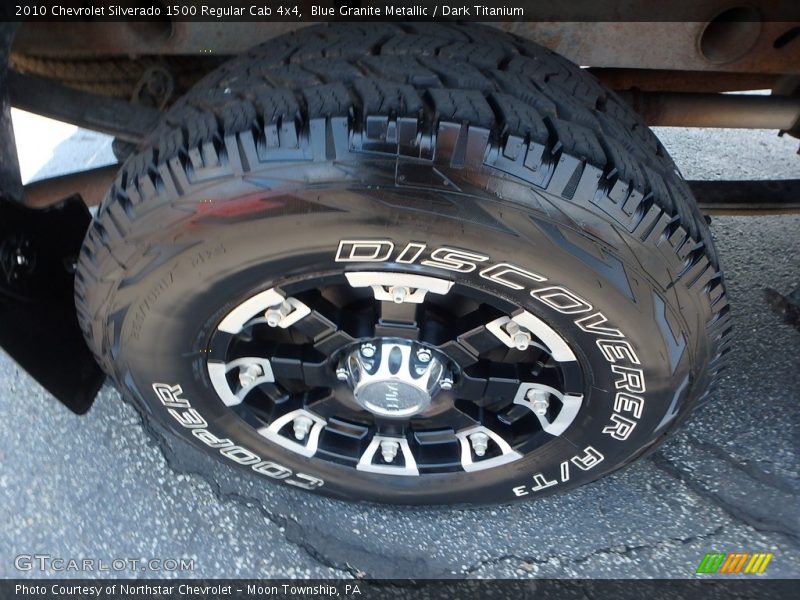 Blue Granite Metallic / Dark Titanium 2010 Chevrolet Silverado 1500 Regular Cab 4x4