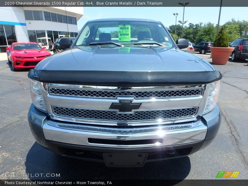 Blue Granite Metallic / Dark Titanium 2010 Chevrolet Silverado 1500 Regular Cab 4x4