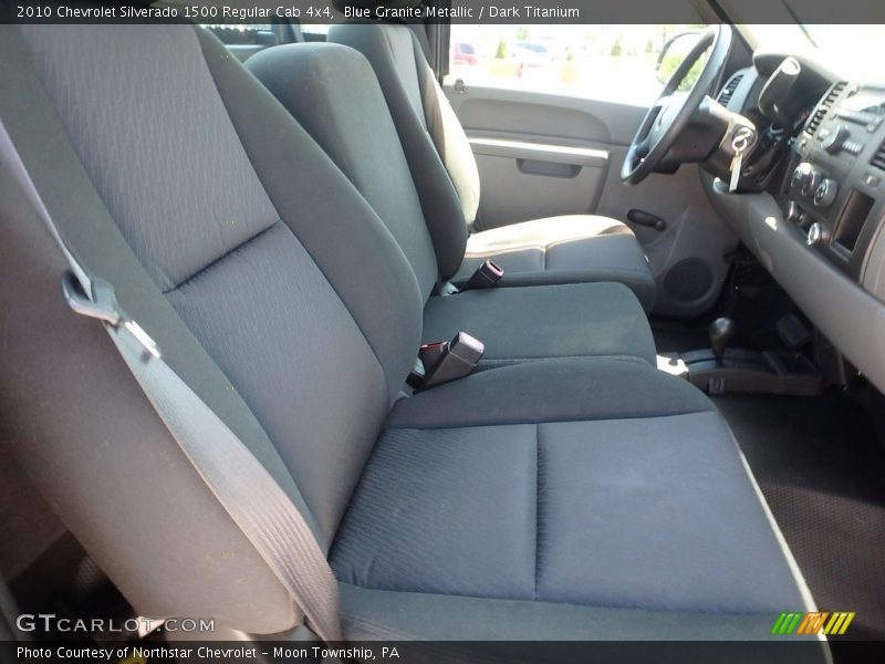 Blue Granite Metallic / Dark Titanium 2010 Chevrolet Silverado 1500 Regular Cab 4x4