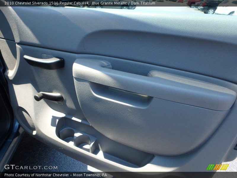 Blue Granite Metallic / Dark Titanium 2010 Chevrolet Silverado 1500 Regular Cab 4x4