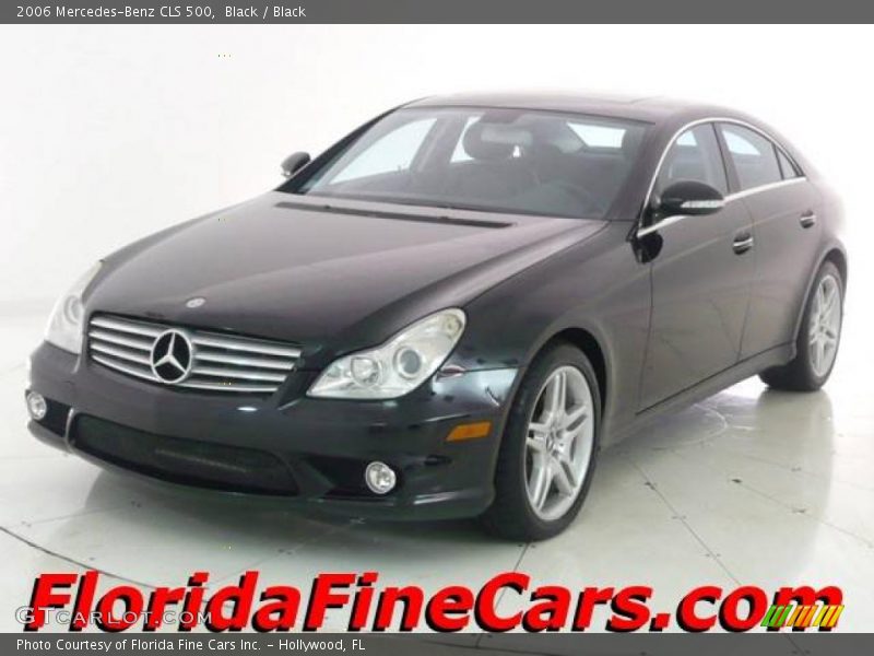 Black / Black 2006 Mercedes-Benz CLS 500