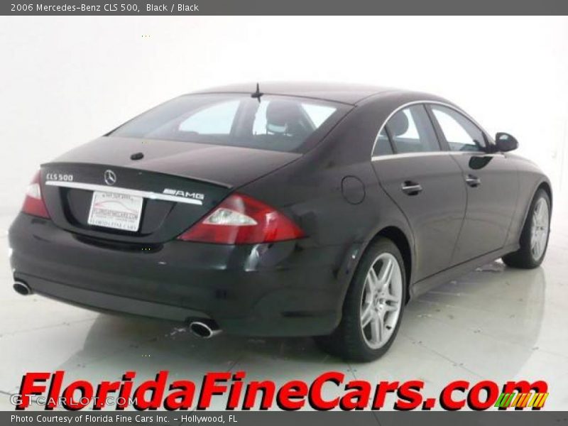 Black / Black 2006 Mercedes-Benz CLS 500