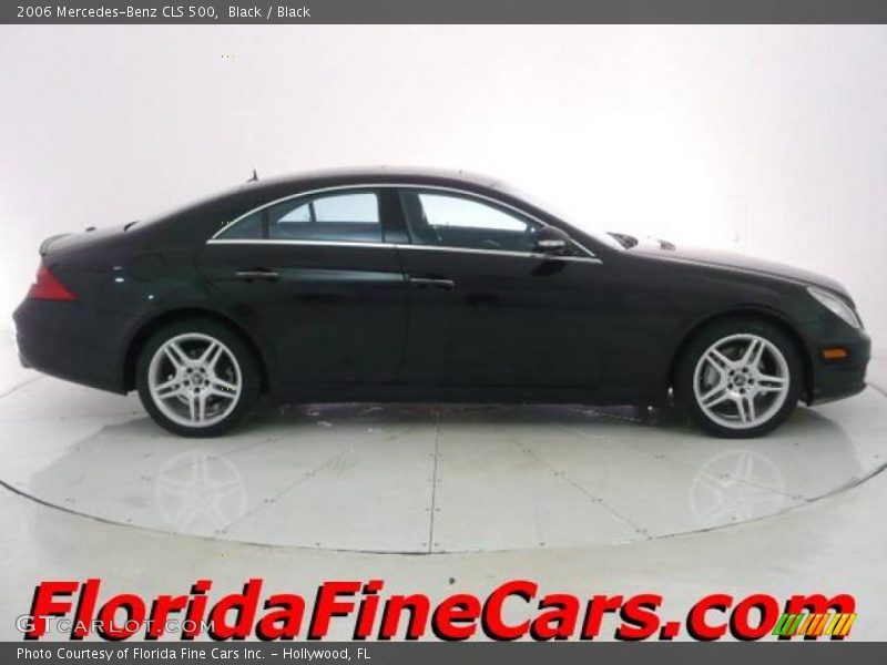 Black / Black 2006 Mercedes-Benz CLS 500